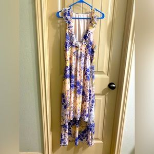 Leith high low sleeveless dress size M